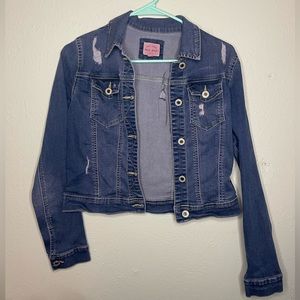 Wax Jean Basic Denim Distressed Small